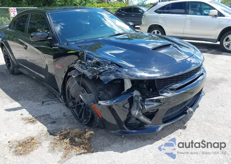 2021 Dodge Charger Scat Pack Widebody Rwd из США, поврежденный, VIN 2C3CDXGJ2MH584609